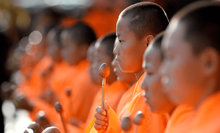 Shaolin martial arts students 