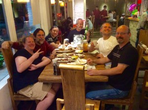 A delicious dinner of Yunnan food with my new friends, the day before the left Beijing. 